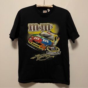 Chase Authentics NASCAR Sprint Cup 2008 M&Ms Kyle Busch T-Shirt Size M Vintage